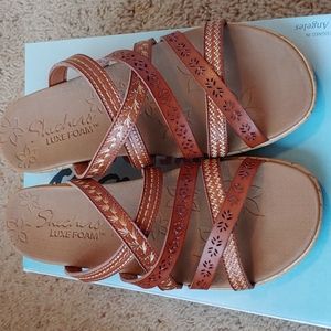 Skechers-Tiger Posse slip on wedges, sz 8.5